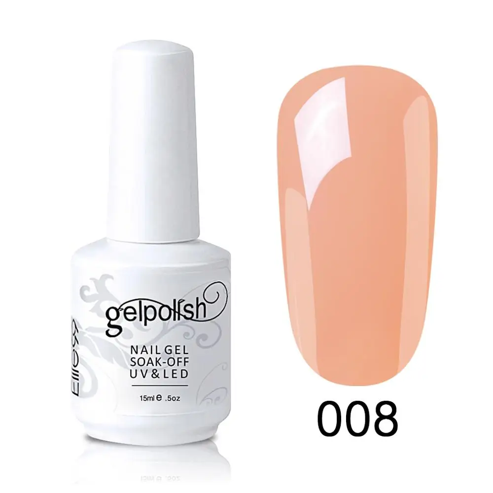 Elite99 15 мл Желтый Цвет гель лаки для ногтей Дизайн маникюр отмачиваемый