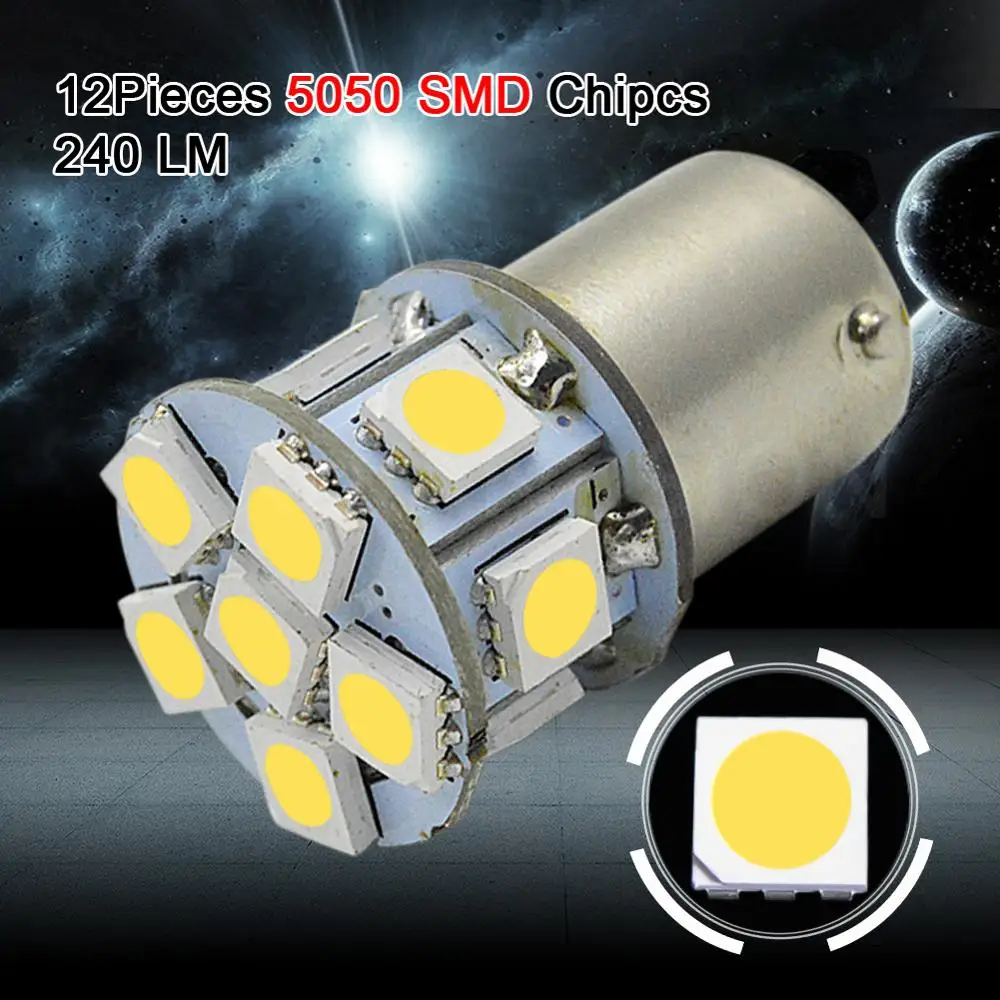 1 шт. 6 в/12 V/24 V 4300 К 5050 светодиодный двойной контакт BA15D 1142 мотоцикла Лодка Караван автомобильный обратный резервный задний стоп-сигнал светильник лампочка