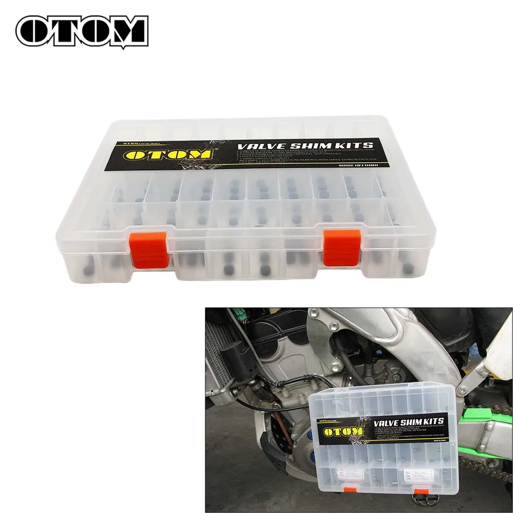 OTOM мотоцикл 141 шт. комплект прокладки клапана Регулировочная прокладка двигателя