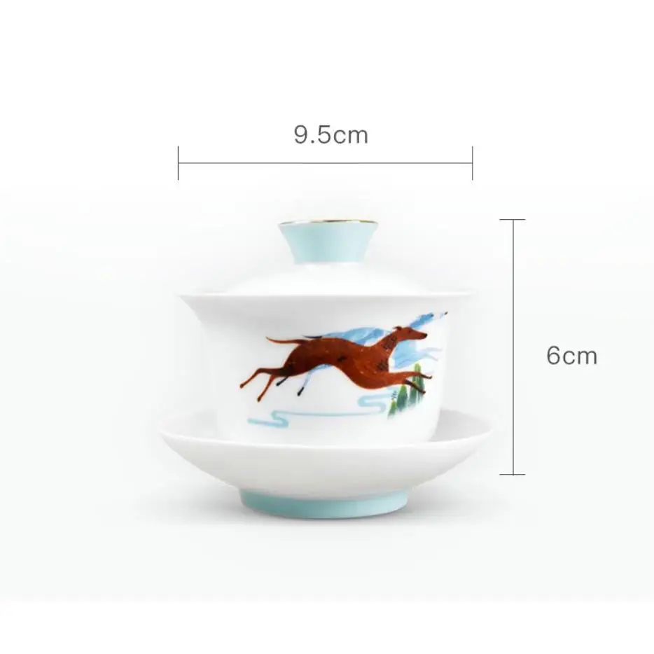 Чайные сервиз Tureen TAE GaiWan чайная чашка фарфоровая Dayi &quotWang Shi&quot чайные инструменты