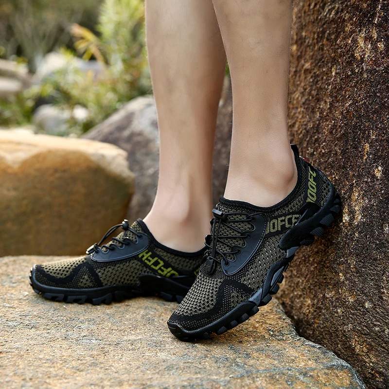 Уличные кроссовки Водонепроницаемая обувь для мужчин и женщин Летняя Aqua Женские