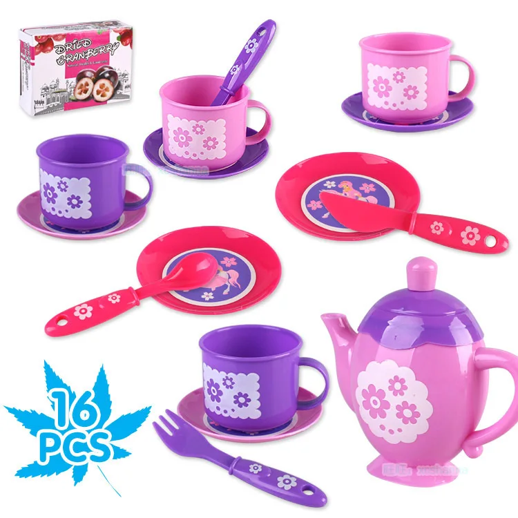 New opp tea show set toys children play house 16 sets of simulation teapot cup educational | Игрушки и хобби
