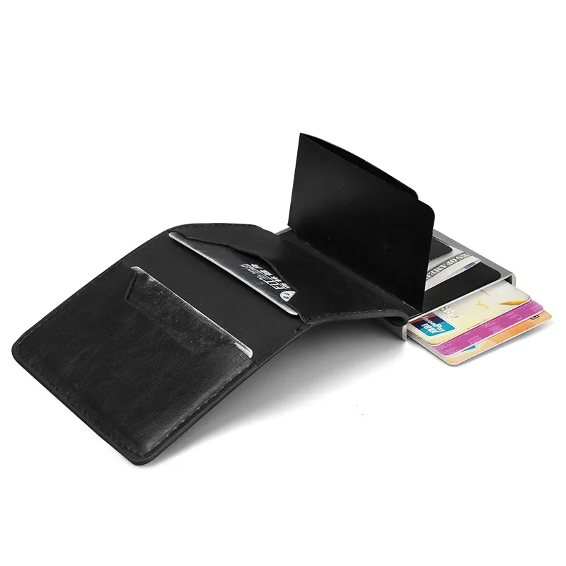 Мужской металлический держатель для Карт RFID из алюминиевого сплава кредитных