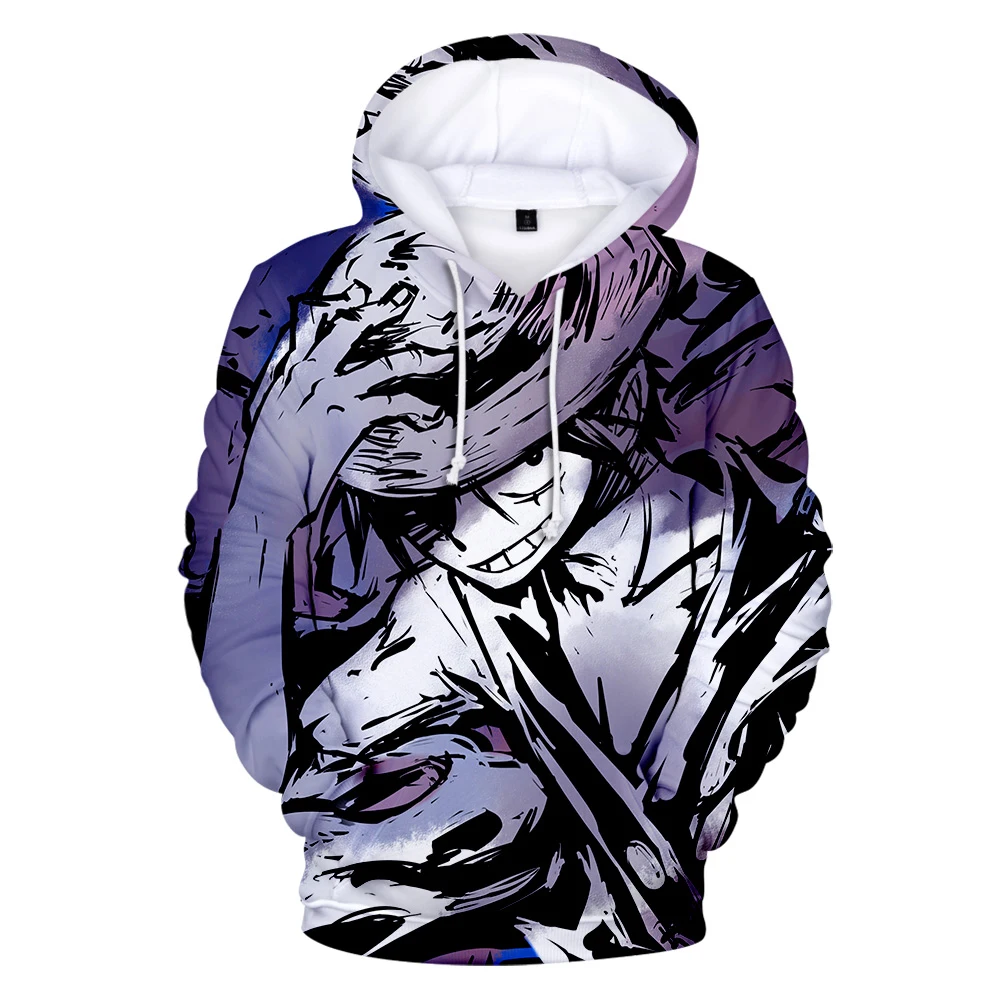 

One Piece3D Harajuku Hoodie Men Women Casual Sweatshirt Top One Piece 3D Autumn Comfortable Fashion Street Pullover Clothing