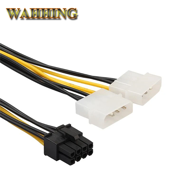 2/5 шт 8 Pin к Dual Core 4 видеокарты Мощность кабель адаптер 8Pin для 4Pin графическая карта