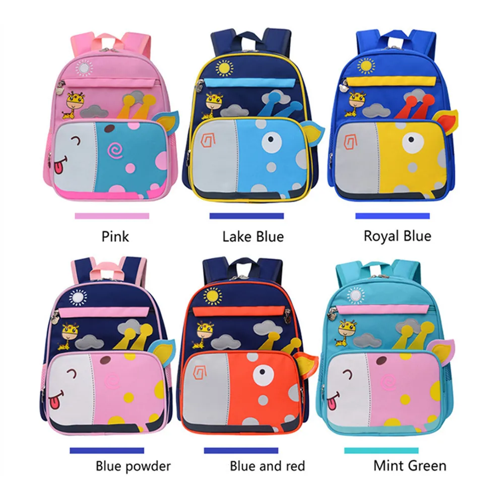 

New Cartoon School Bags Elementary Backpacks Kids School Bag Waterproof Kindergarten Bookbags for boys girls Mochila Infantil