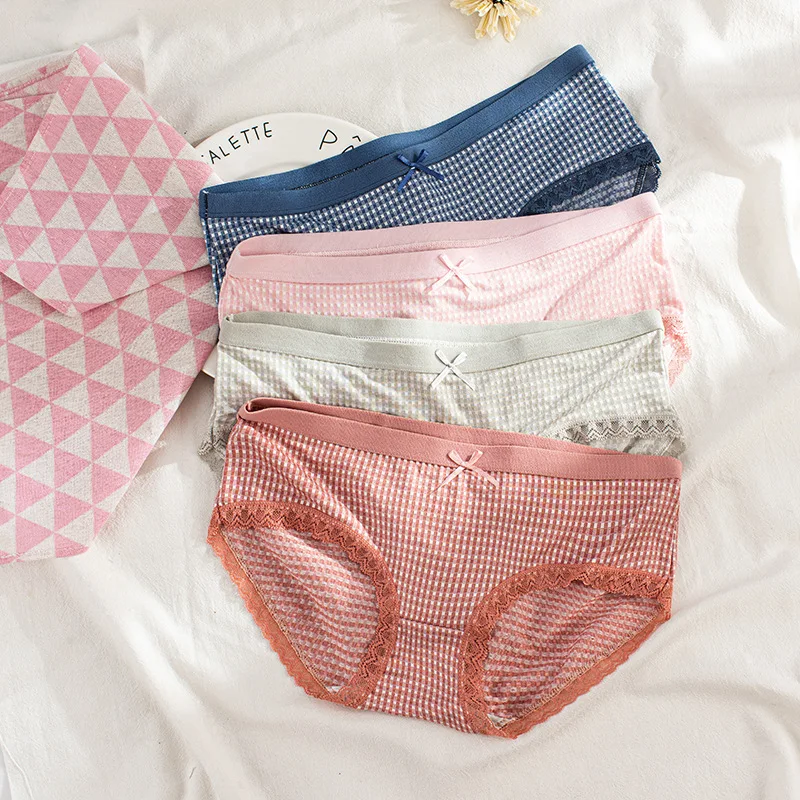Трусики женские хлопковые бесшовные с высокой талией | Женская одежда