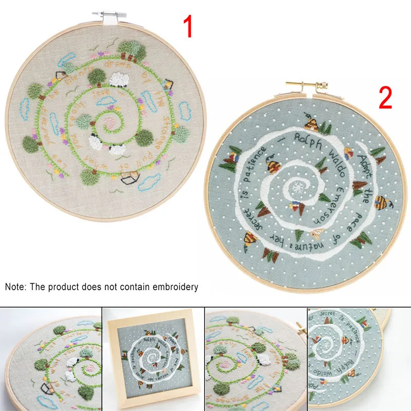 Набор для вышивания своими руками набор рукоделия с цветными нитями подарки