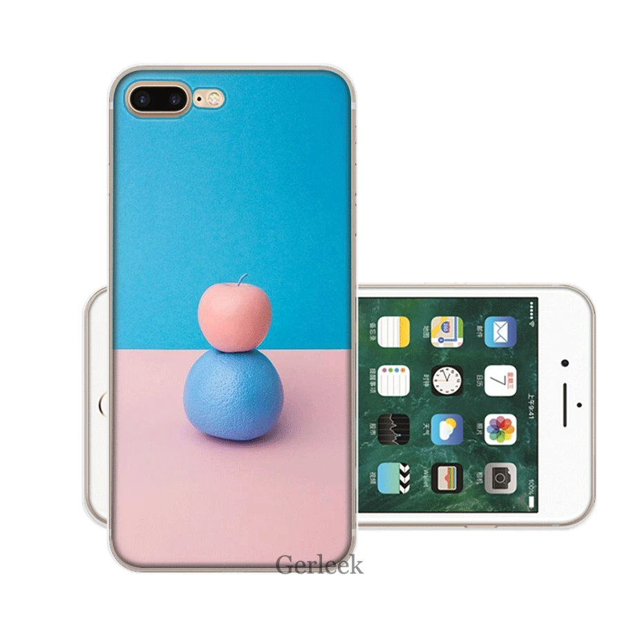 Чехол для мобильного телефона Tpu iPhone X XS Max XR 6 6S 7 8 Plus 5 5S SE Твердый розовый Tosca