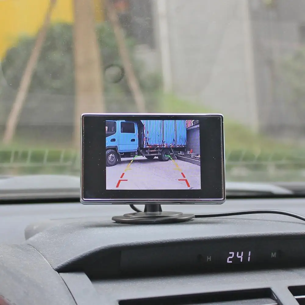 DIYKIT Wired 3.5" TFT LCD Car Monitor Waterproof Rear View Camera Reversing Parking Assistance System | Автомобили и