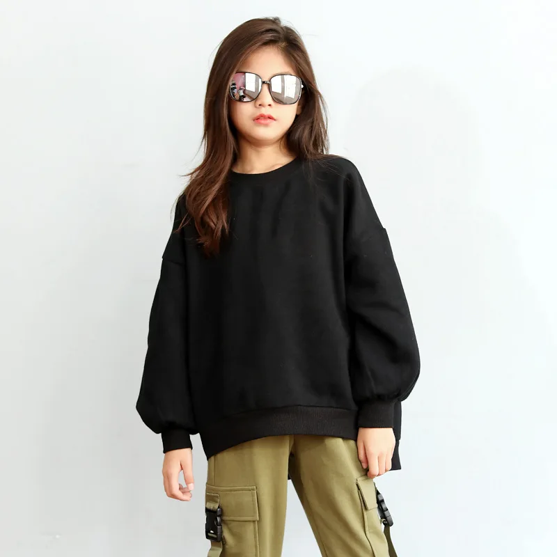 Свободные флисовые толстовки для девочек и мальчиков новая одежда осень зима 2019