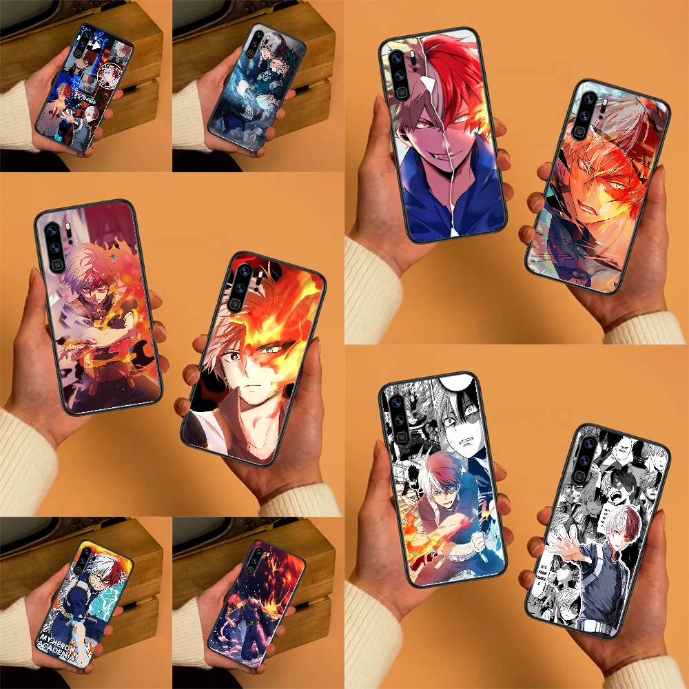 

Todoroki Shoto My Hero Academia Phone case For Huawei P Mate P10 P20 P30 P40 10 20 Smart Z Pro Lite 2019 black soft cell cover
