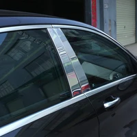 aluminum alloy window pillar post trim kit cover trim car accessories for mercedes benz s class w222 2014 2018