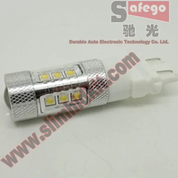 Safego 1 шт. высокое качество 80 Вт светодиодный T25 3156 3157 T20 7440 светодиод стоп