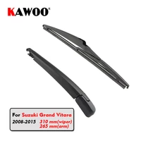 kawoo car rear wiper blades back window wipers arm for suzuki grand vitara hatchback 2008 2015 310mm auto windscreen blade