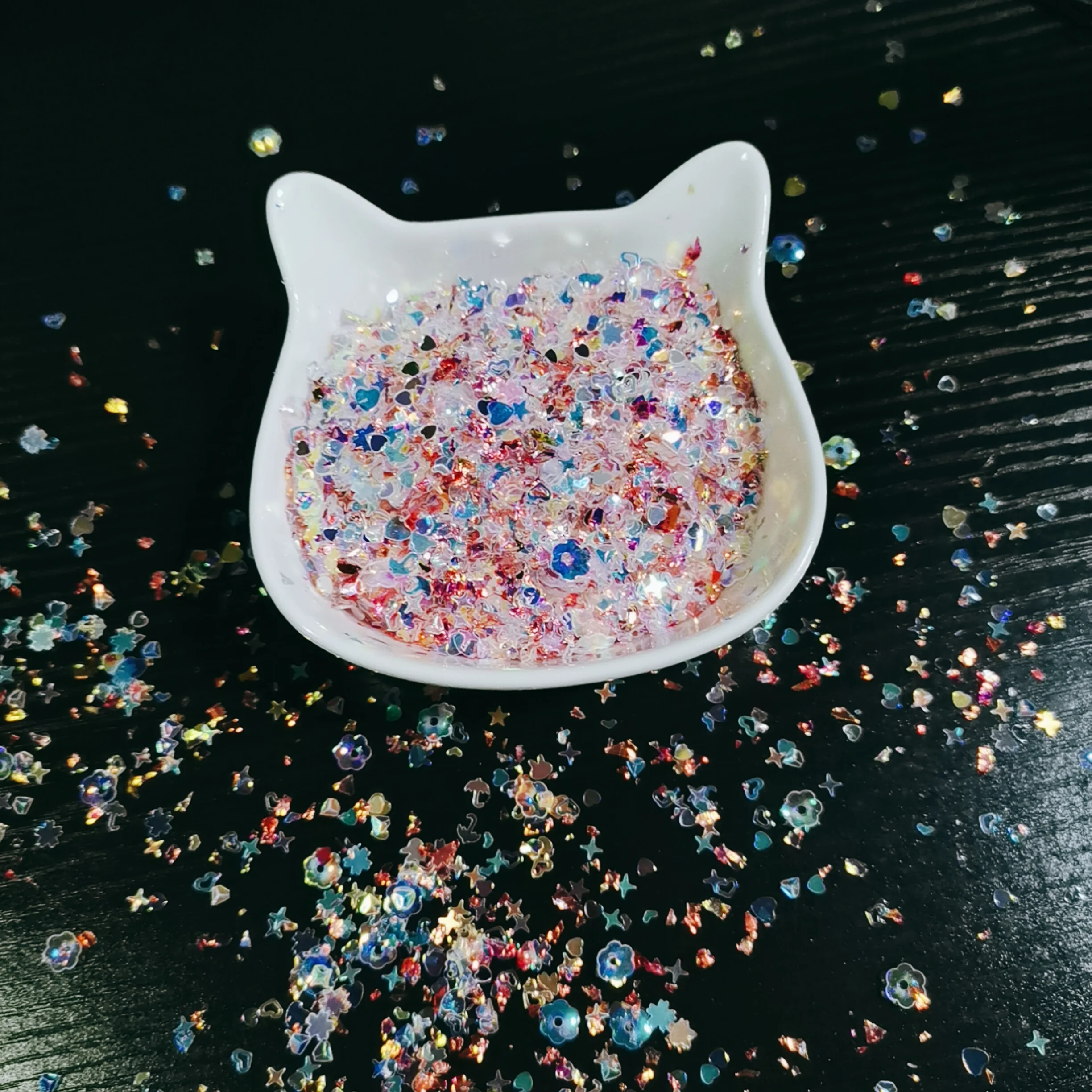 30 г/ОПП блестящие пузырьки розовый шейкер смешанный встряхивание открытка