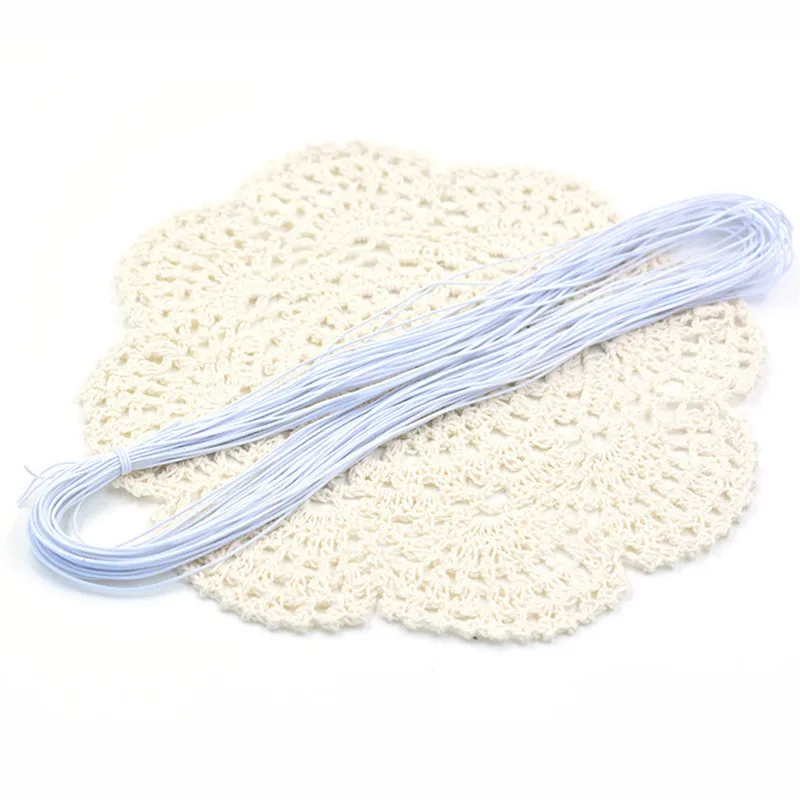 Цветные эластичные ленты 1 мм веревка для изготовления ювелирных браслетов бусин