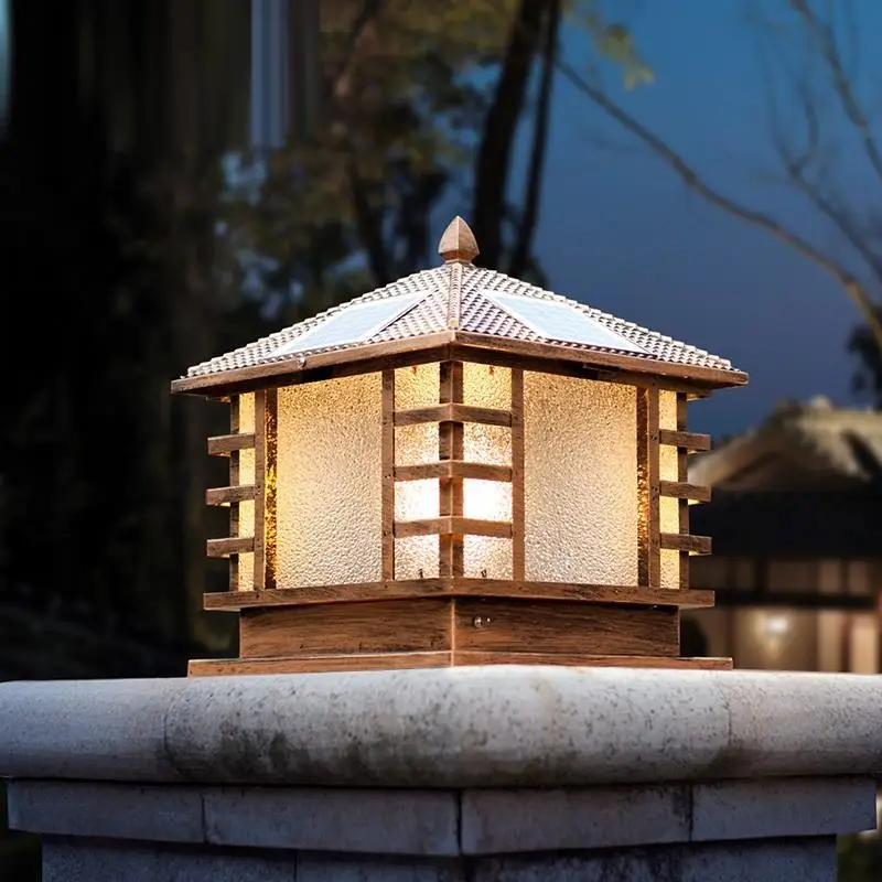 Фигурка Европейский внешний светодиодный фонарь на солнечной батарее освещение