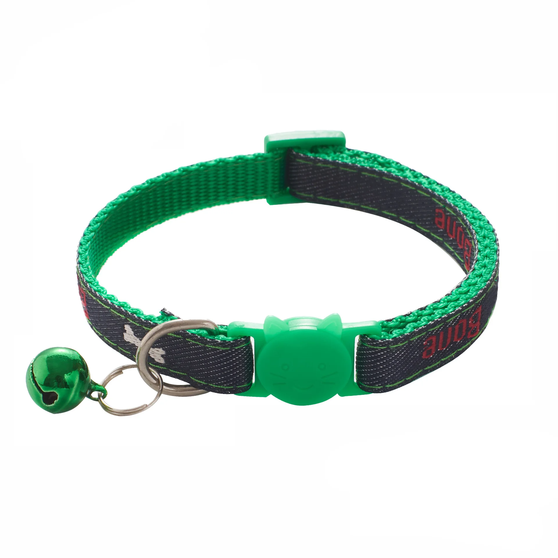 Жан ошейник для питомца кота с колокольчиком регулируемая застежка снимается