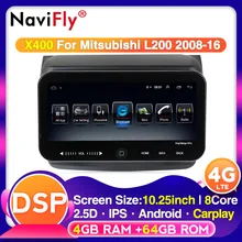 Автомобильный мультимедийный видеоплеер IPS DSP Android 4G LTE для Mitsubishi
