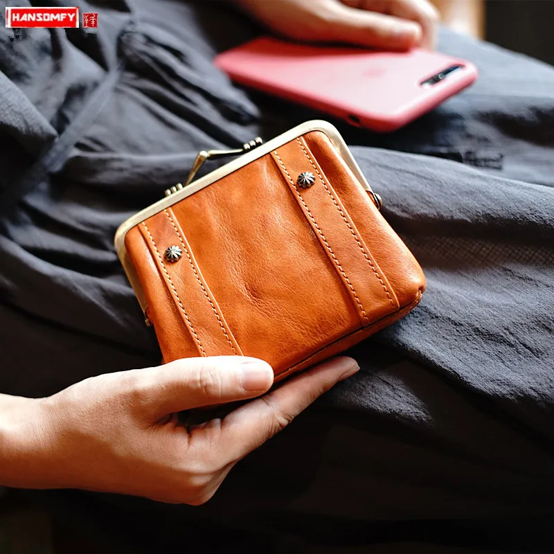 Женский кошелек для монет на заказ Ретро стиль маленький гарнитура сумка