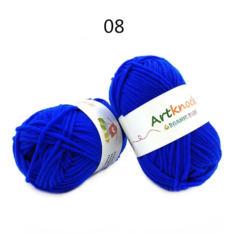 A08 60PCS 60 шт. пряжа для ручного вязания, хлопок, Органическая пряжа для вязания, свитер, носки, дешево - Цвет: A08 60PCS