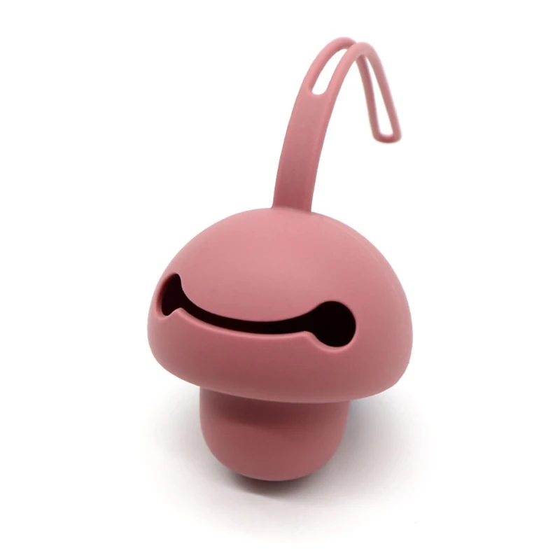 

Baby Silicone Pacifier Mushroom Shape Teether Soother Nipple Newborn Infant Nursing Chewing Toy