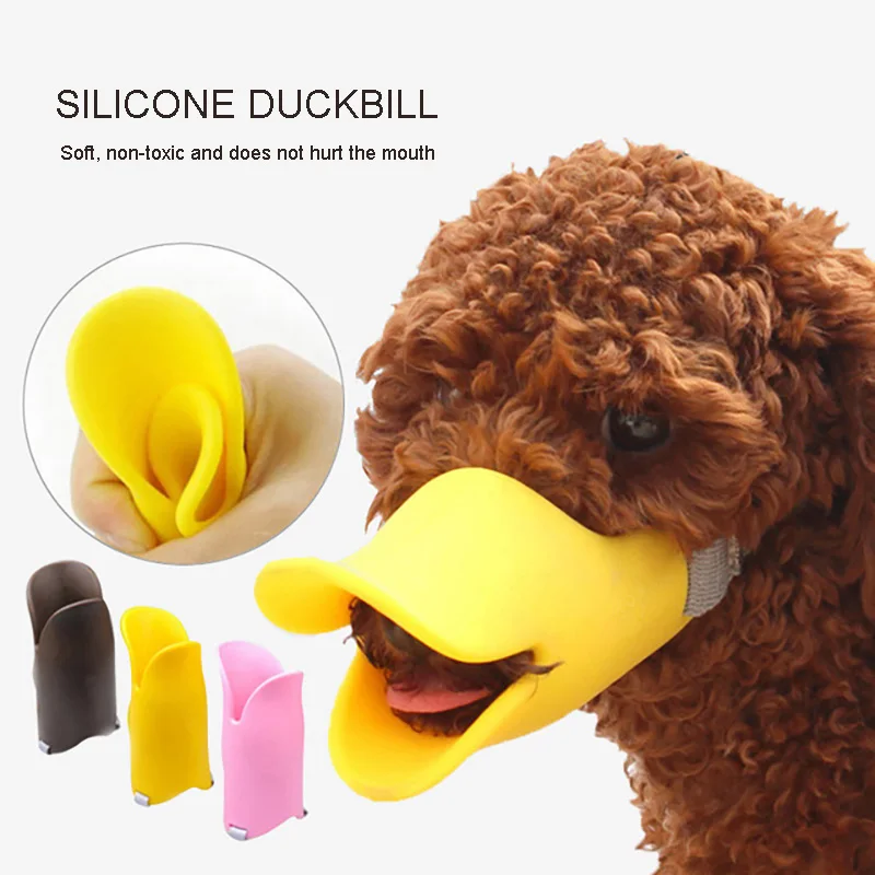 

1 Pc Djustable Anti-Bite Silicone Dog Duckbill Set Dog Barking Stopping Device Pet Dog Mouth Anti-Bite Supplies Pet Accessories