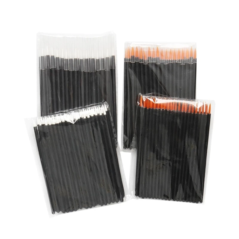 

Cosmetic Black Fine Eyeliner Brushes 250PCS Profession Eye Liner Brush Fiber Hair Popular Makeup Beauty Tools Wholesale