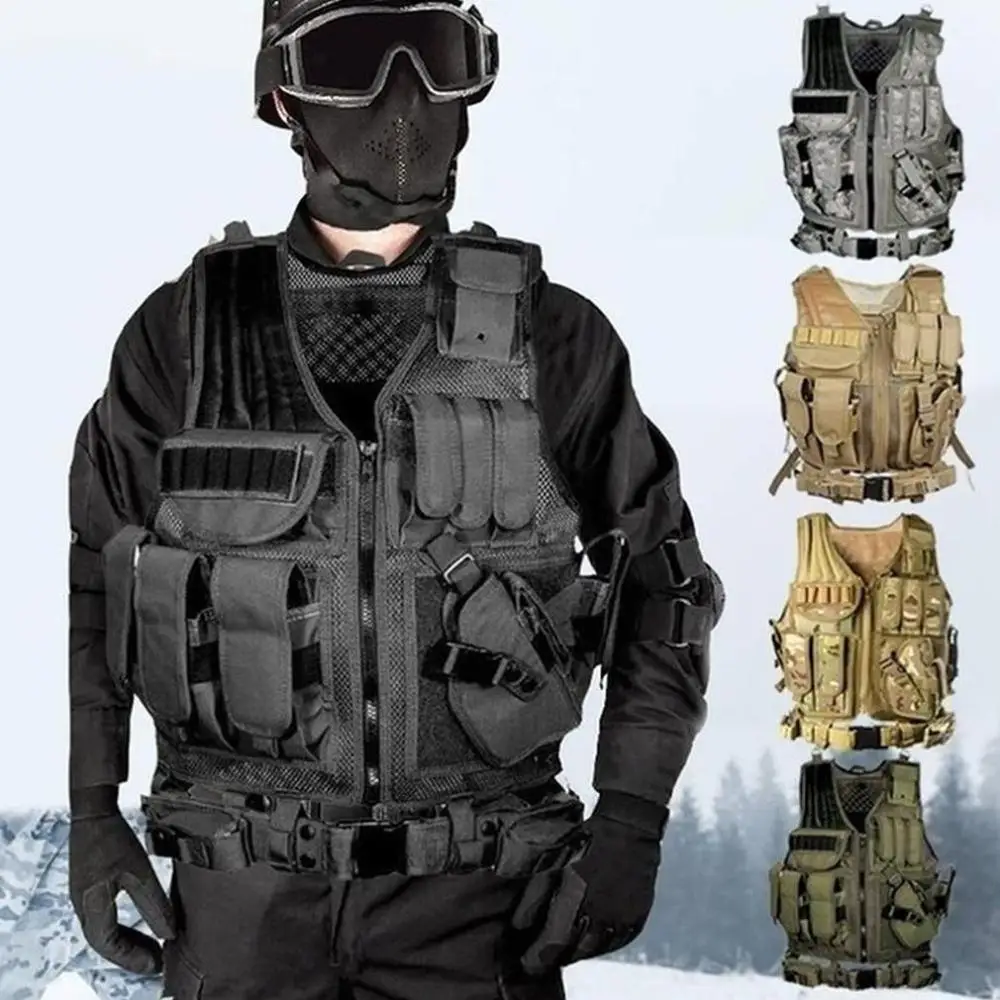 

Tactical Vest for Airsoft Military Molle Combat Assault Plate Carrier Tactical Vest CS Outdoor Clothing Hunting Vest