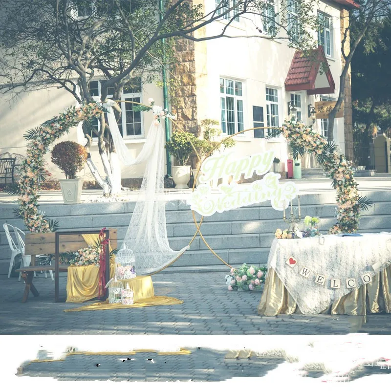 Круглая свадебная АРКА 2 м Свадебный декор стойка для фона луч шаров воздушных и