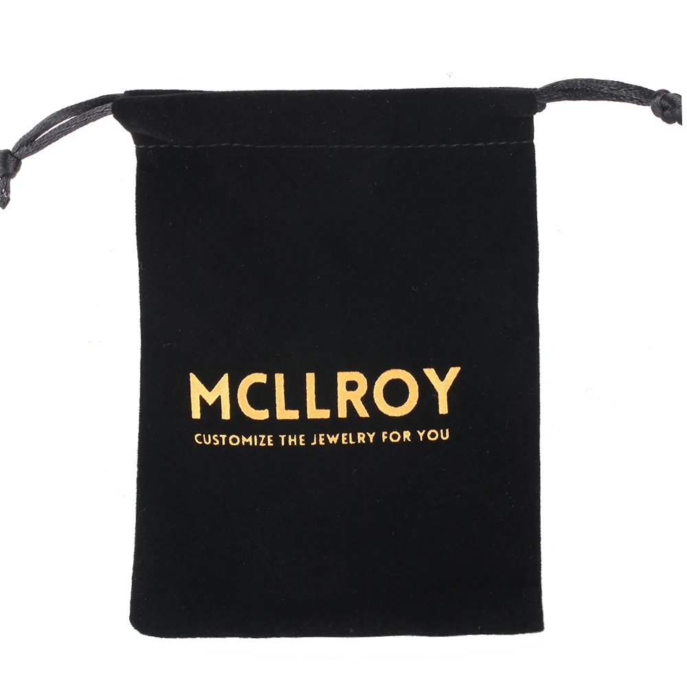 Бархатная сумка Mcllroy/Ювелирные изделия/кольца/ожерелье/браслет черная из