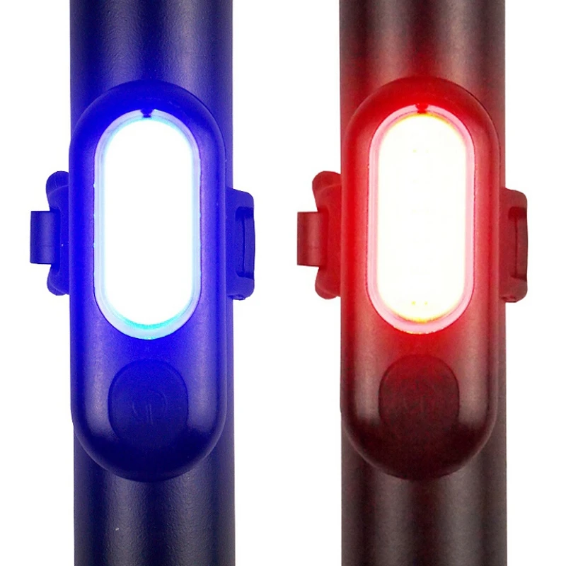 2 шт. велосипедный фонарь Cob LED задний + передний свет водонепроницаемый