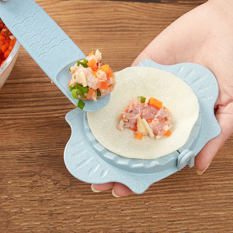 

Kitchen Dumpling Making Tool Wheat Straw Lazy Artifact Pasta Maker Ravioli Press Pastry Pie Baking Cuisine Mould Accessoires