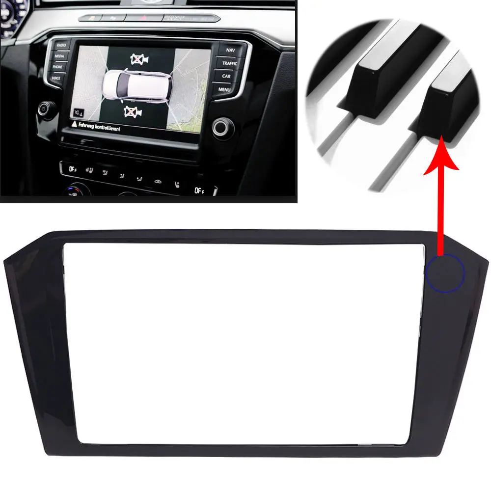 FRAME FOR PASSAT B8 6," стерео RCD330 280D+ рамка Carplay MirrorLink BT SD USB AUX RVC для Volkswagen MQB VW Golf 7 MK7 Passat B8 SKODA OCTAVIA - Цвет: FRAME FOR PASSAT B8