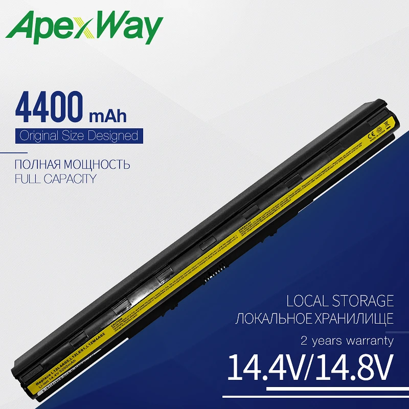 

ApexWay 8 Cells 14.8V l12m4e01 New battery for lenovo g505s z50-70 g50-45 g500s ideapad z710 L12L4A02 L12M4A02 L12M4E01L12S4A02