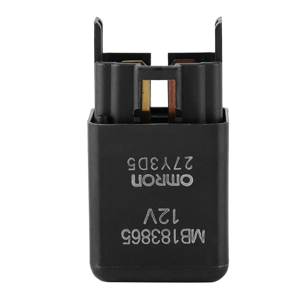 

ABS + Stainless Steel Car Auto Relay Module 1pcs MB183865 12V Black Car Auto Relay Module