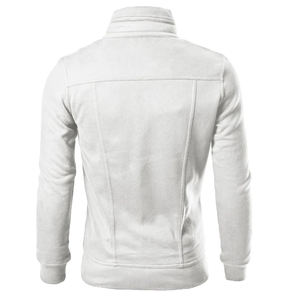 Мужские куртки на молнии осенне зимнее повседневное флисовое пальто куртка