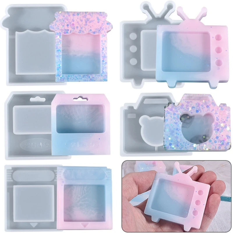 Resin Shaking Cup Mold Silicone Casting Epoxy Quicksand Hollow for Keychain Pendant Jewelry Making K3ND | Украшения и аксессуары