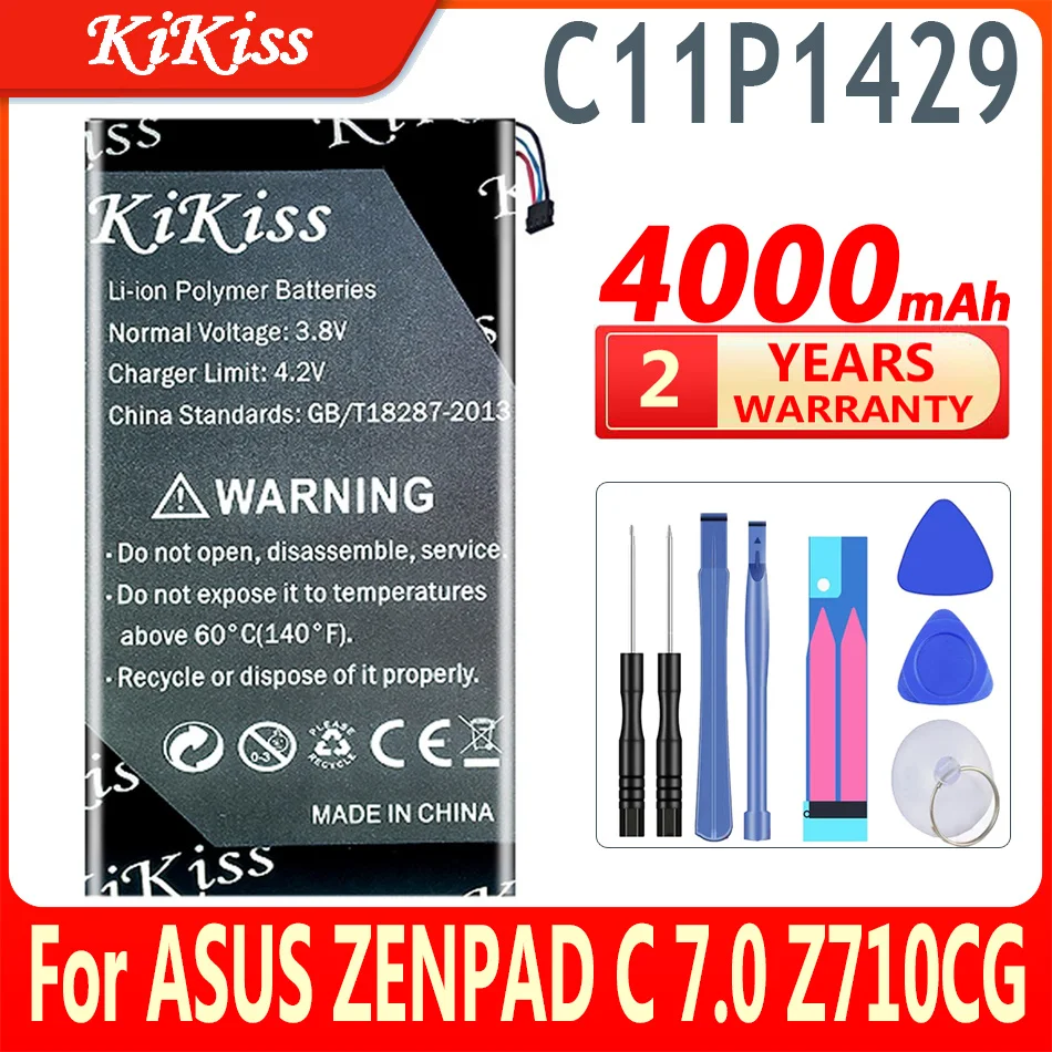 

New High Capacity P01Z P01Y Z170CG 3450mAh Battery C11p1429 for ASUS ZENPAD C 7.0 C7.0 Z170MG Z710CG Z710C P01Z P01Y Z170C