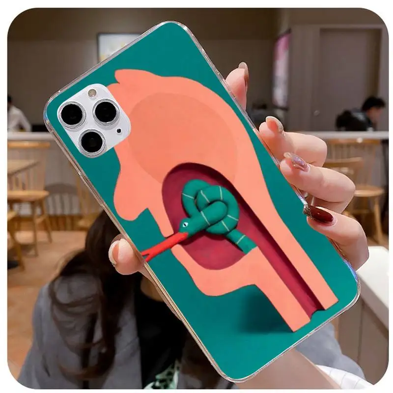 Motirunner Visual Artist Soft Phone Case Capa For Iphone 5 6 7 8 11 Plus XR X XS MAX SE2020 IPhone 11PRO Transparent | Мобильные