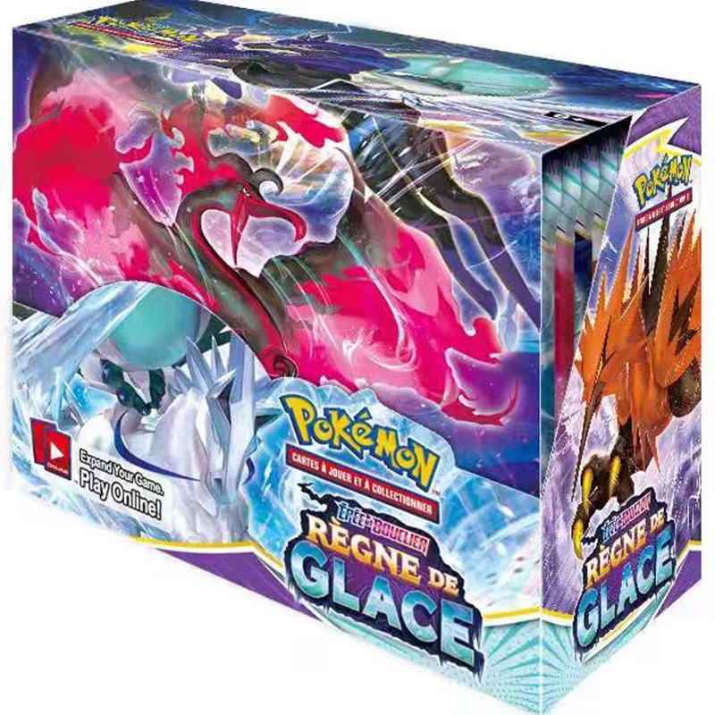 

Новинка 2021, 360 шт., карта TCG: меч и щит, регламентирующая карточка Calyrex Vmax, 360 шт. карт Pokemon Booster, демонстрационная коробка, коллекционная карточк...