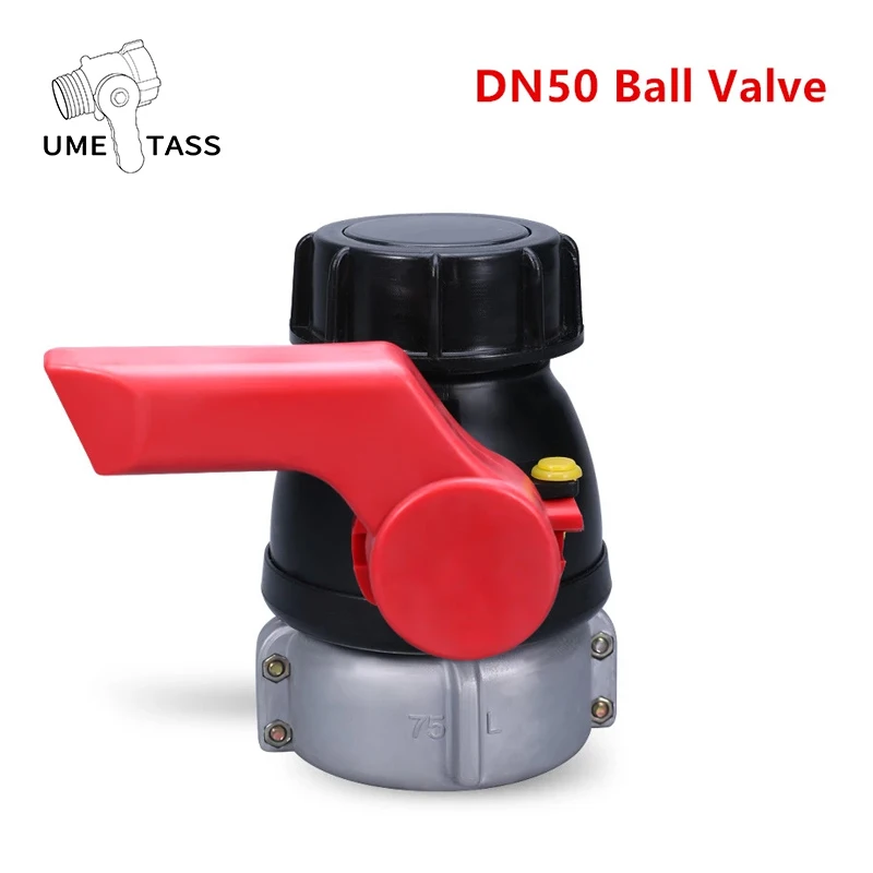 75 мм 1000L резервуар для воды IBC контейнер клапан устойчивый к кислотам и щелочам