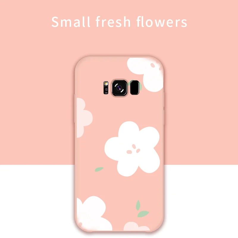 Small Fresh Flower Силиконовый чехол ASINA с милыми цветами для samsung Galaxy S8 S9 S10 Plus, чехол-бампер с фруктами для samsung Galaxy S10 S9 Plus, чехол - Цвет: Small Fresh Flower