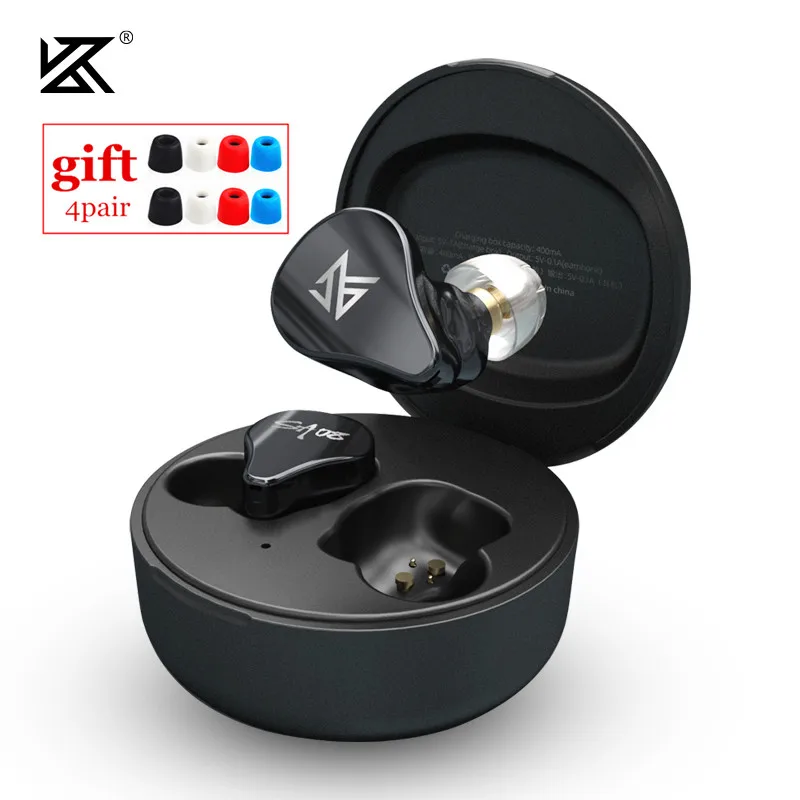 Беспроводные наушники KZ SA08 TWS 8BA Bluetooth 2020 Спортивная гарнитура с сенсорным