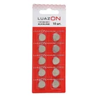 Батарейка алкалиновая LuazON, LR44, AG13, блистер, 10 шт   3005566