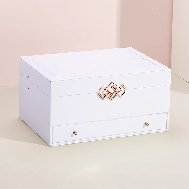 Высококачественная шкатулка для ювелирных изделий хранения кожаных украшений