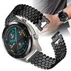 Для HUAWEI WATCH GT2 GT 46 мм 42 мм сменные часы из нержавеющей стали браслет ремешок Aolly 22 мм ремешок для часов Honor Watch Magic