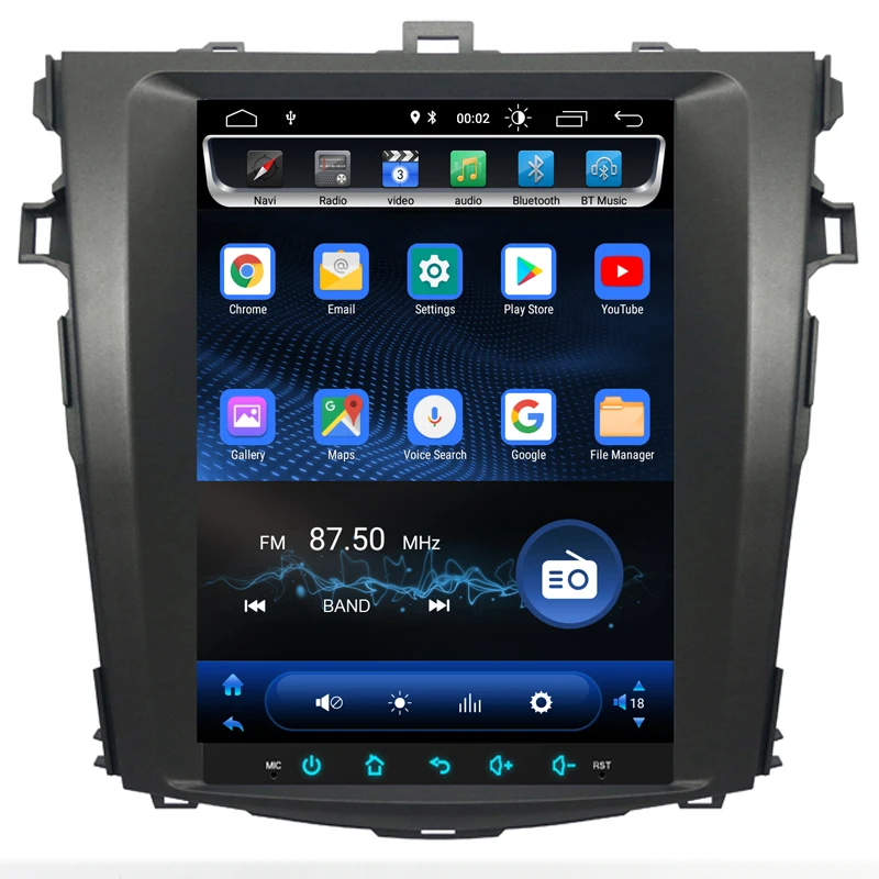Tesla Стиль Android автомобильный радиоприемник gps навигация dvd плеер для Защитные