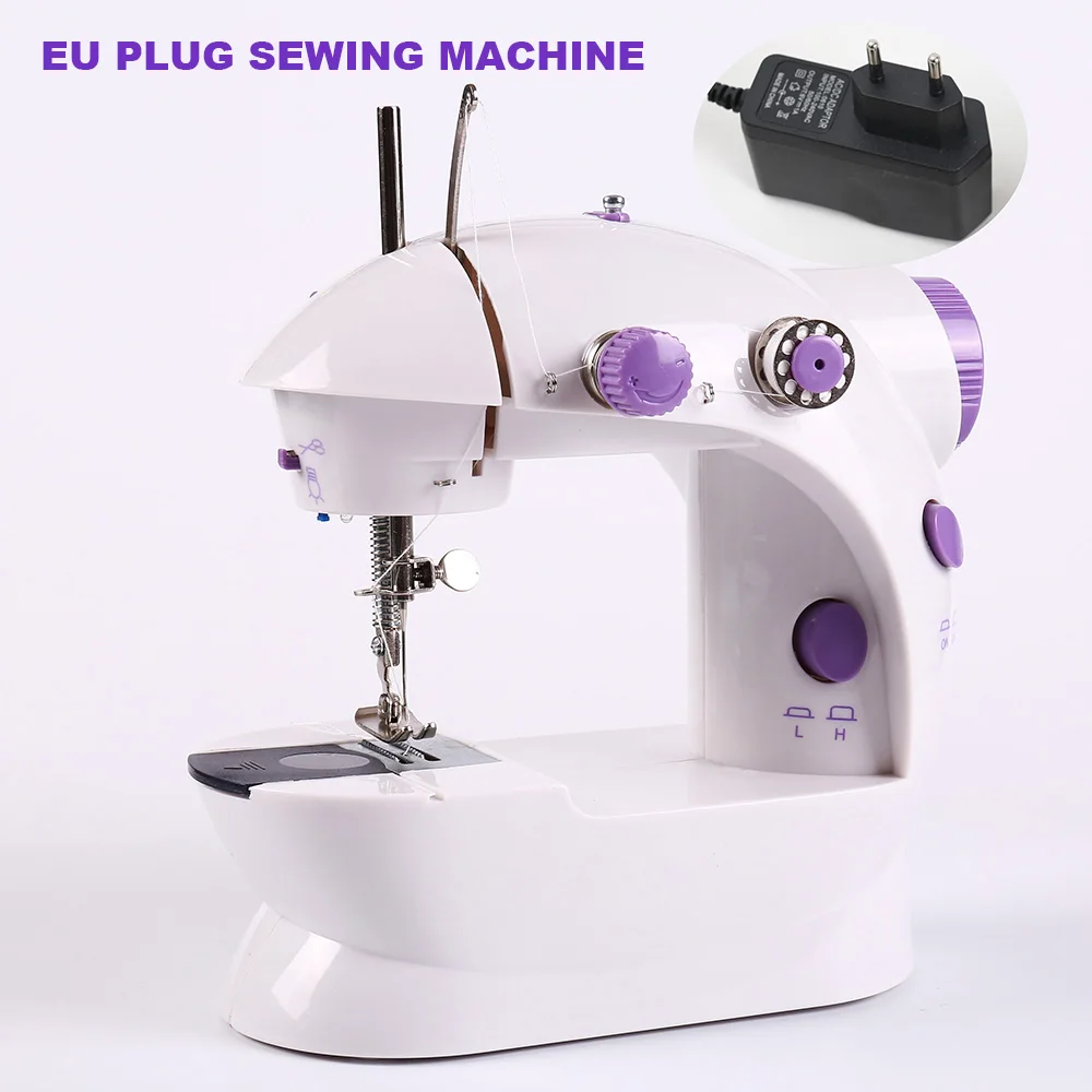 

INNE Sewing Machine Portable Mini Desktop Foot Pedal Night Light Household Straight Line Cutter Automatic Winding Mending